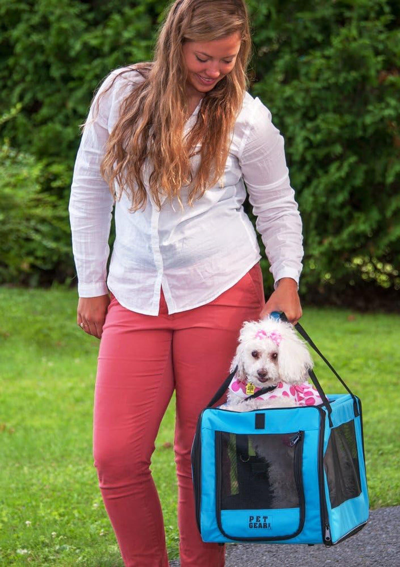 Pet Gear Signature Pet Car Seat & Carrier for Cats and Dogs up to 20-Pounds, Aqua