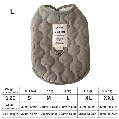 SnuggleShield Winter Coat – Warmth Meets Walk-Ready Convenience for Small Dogs & Cats