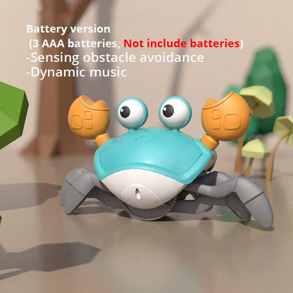CrabbyDash Smart Escape Toy – The Musical, Moving Pet Kids Can’t Catch